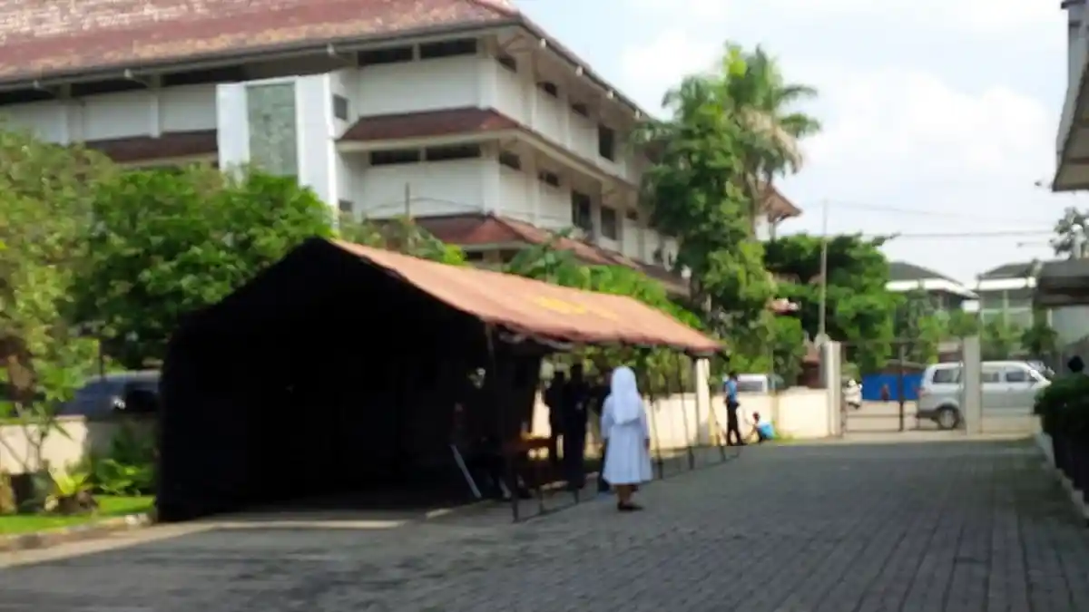 Waduh Rumah Sakit Elisabeth Bekasi Dijaga Ketat