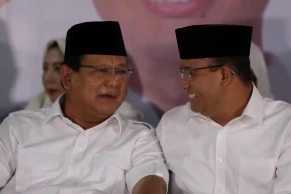 Diajak Berkuda Saat Rakornas Partai Gerindra, Pertanda Anies Jadi Cawapres Prabowo ?