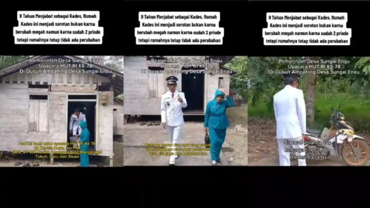 Sosok Rajali, Kepala Desa yang Hidup Sederhana Meski Menjabat 2 Periode, Rumah Kayu, Motor Butut