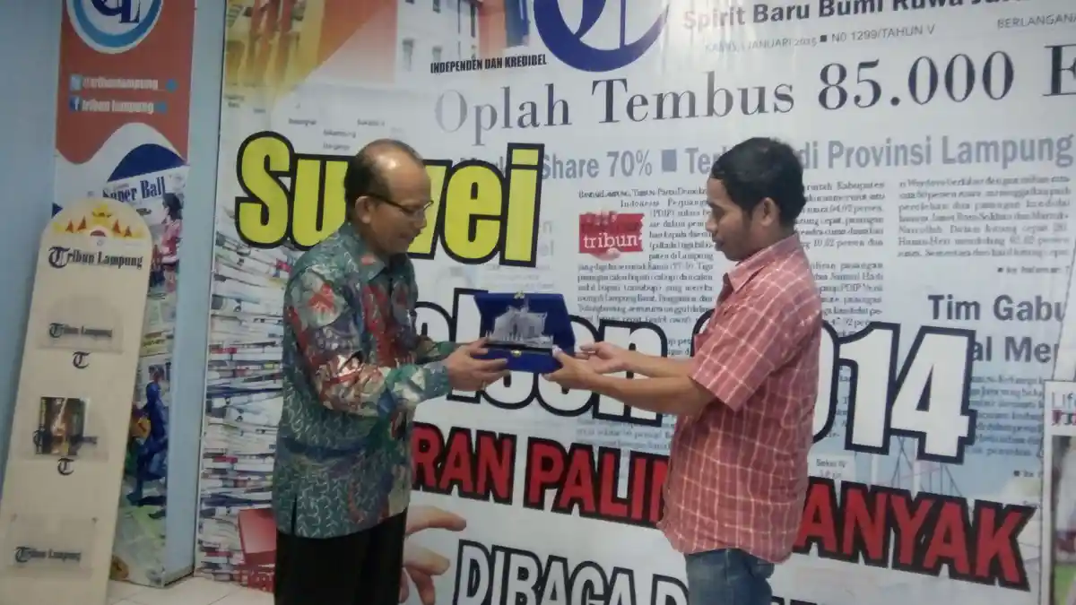 Komisi Yudisial Kunjungi Tribun Lampung, Ini Yang Dibicarakan