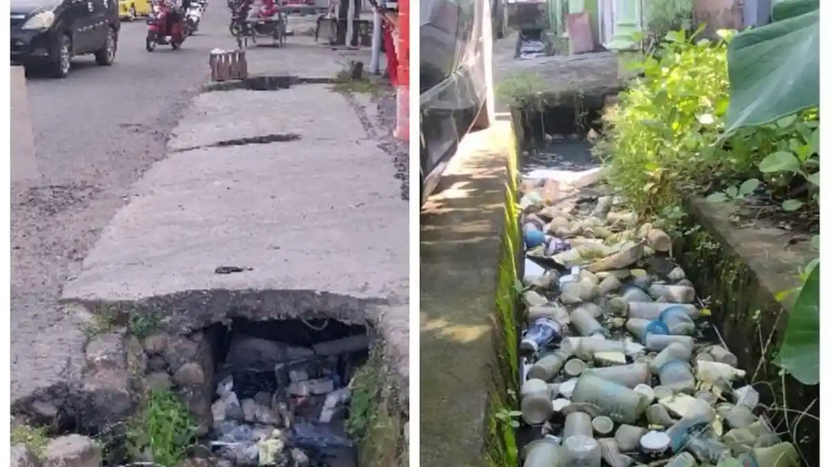 Sejumlah Selokan di Bulukumba Sulsel Jadi Tempat Pembuangan Sampah