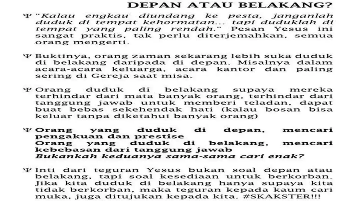 Bacaan Injil Katolik Sabtu 29 Oktober 2022, Lengkap Mazmur Tanggapan