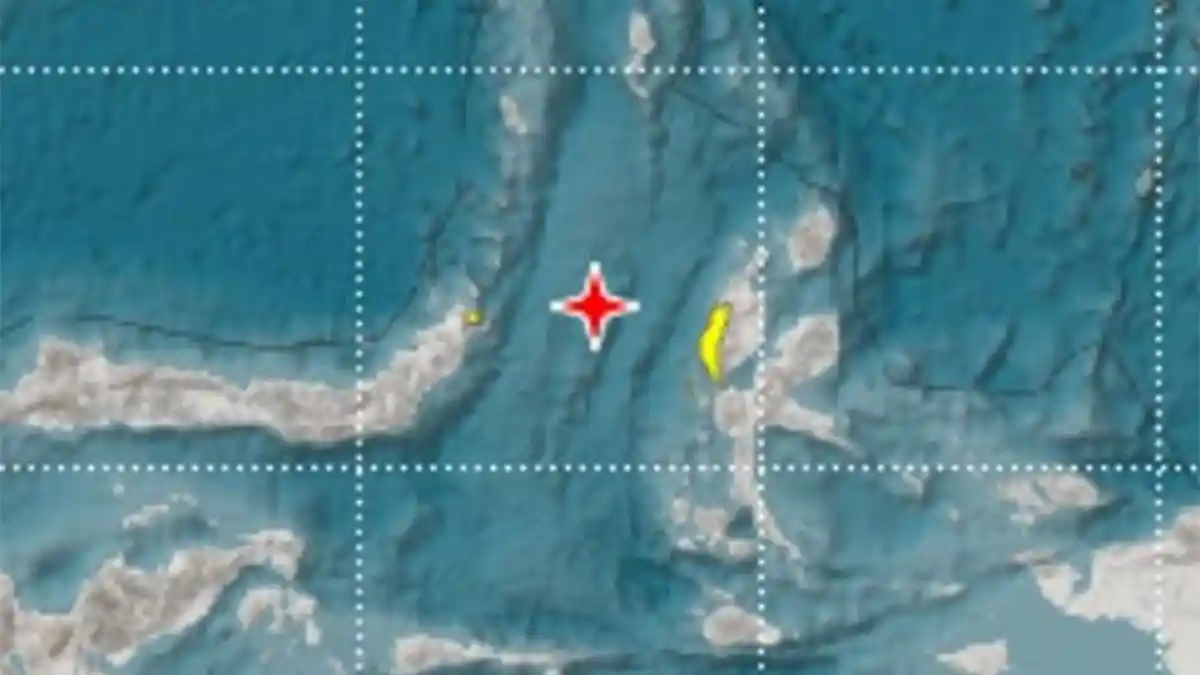 GEMPA HARI INI, Gempa M 7.1 di Jailolo Maluku Utara, BMKG : Berpotensi Tsunami