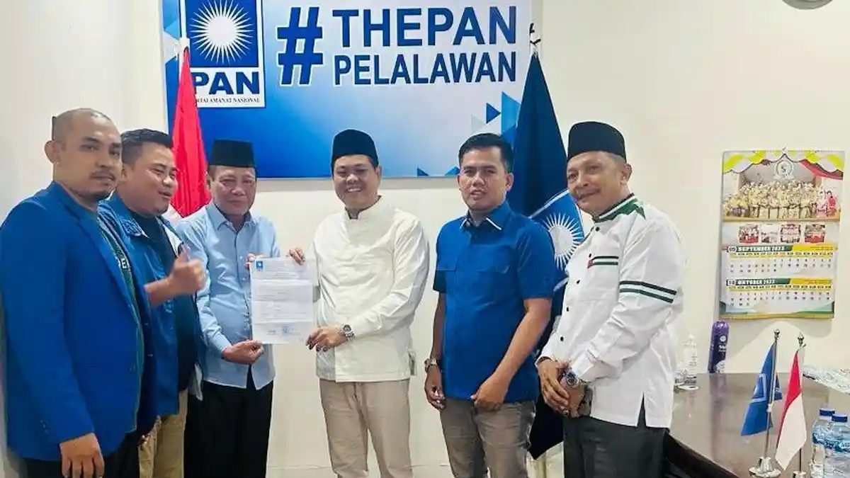Abu Bakar Temui DPD PAN Usai dapat SK dan KTA, Faisal: Kami Siap Menangkan Pilkada Pelalawan 