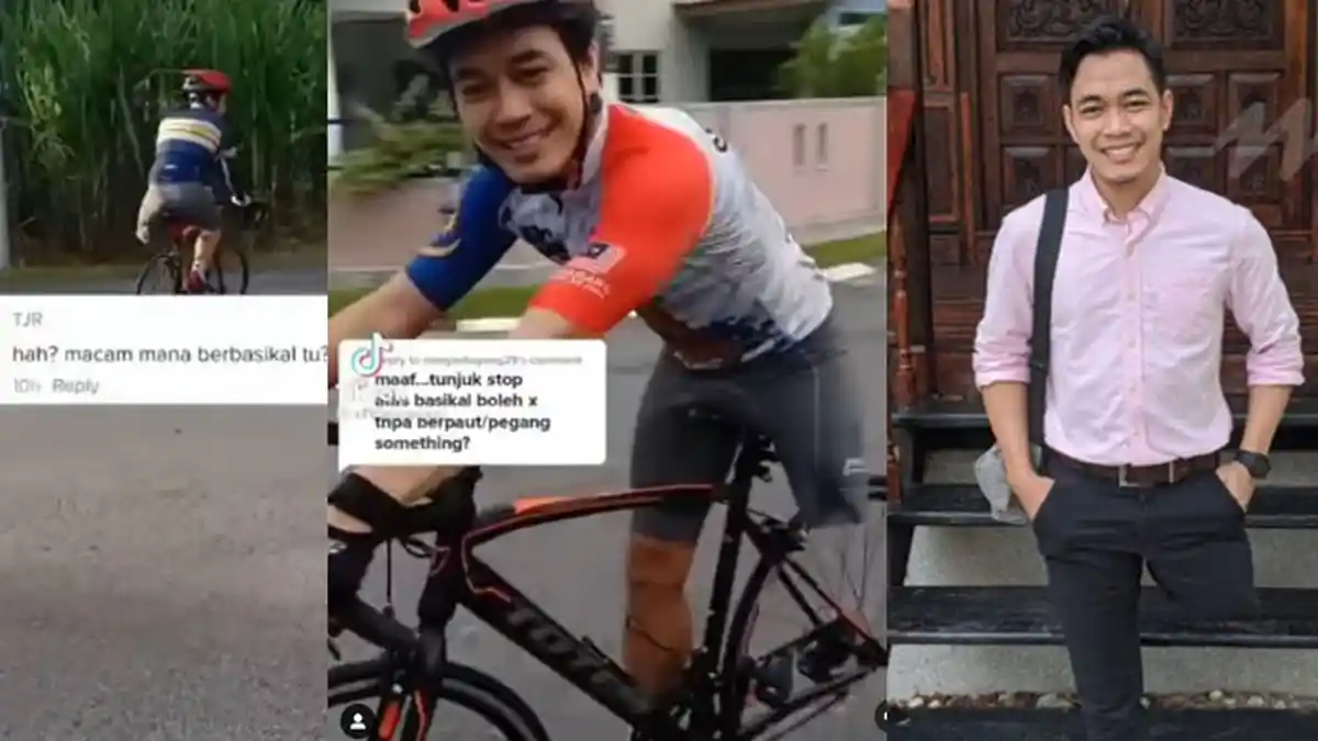 CUMA Punya 1 Kaki, Pria Ini Diminta Tunjukkan Cara Naik & Rem Sepeda Tanpa Bantuan, Videonya Viral
