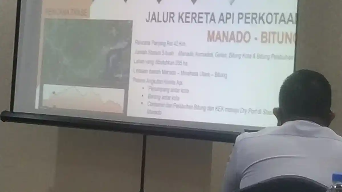 Olly Dondokambey Rencana Bangun Jalur Kereta Api, Anggarannya Diperkirakan Rp 65 Triliun