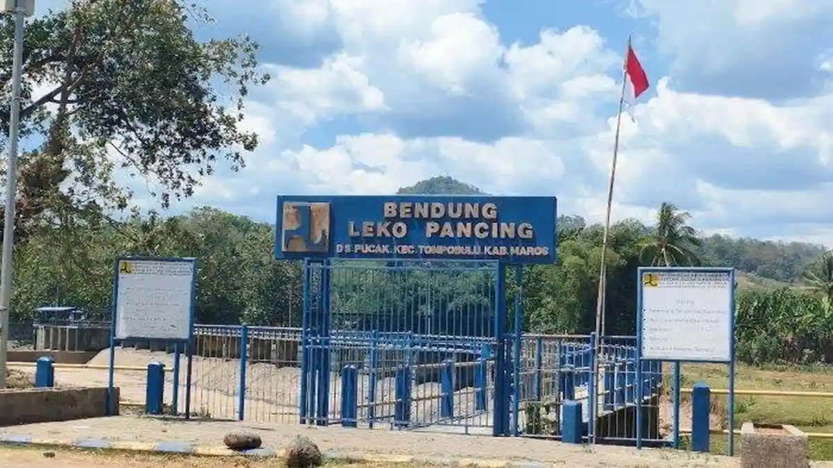 Waspada! Air Baku Bendung Leko Pancing Maros Sulsel Menipis