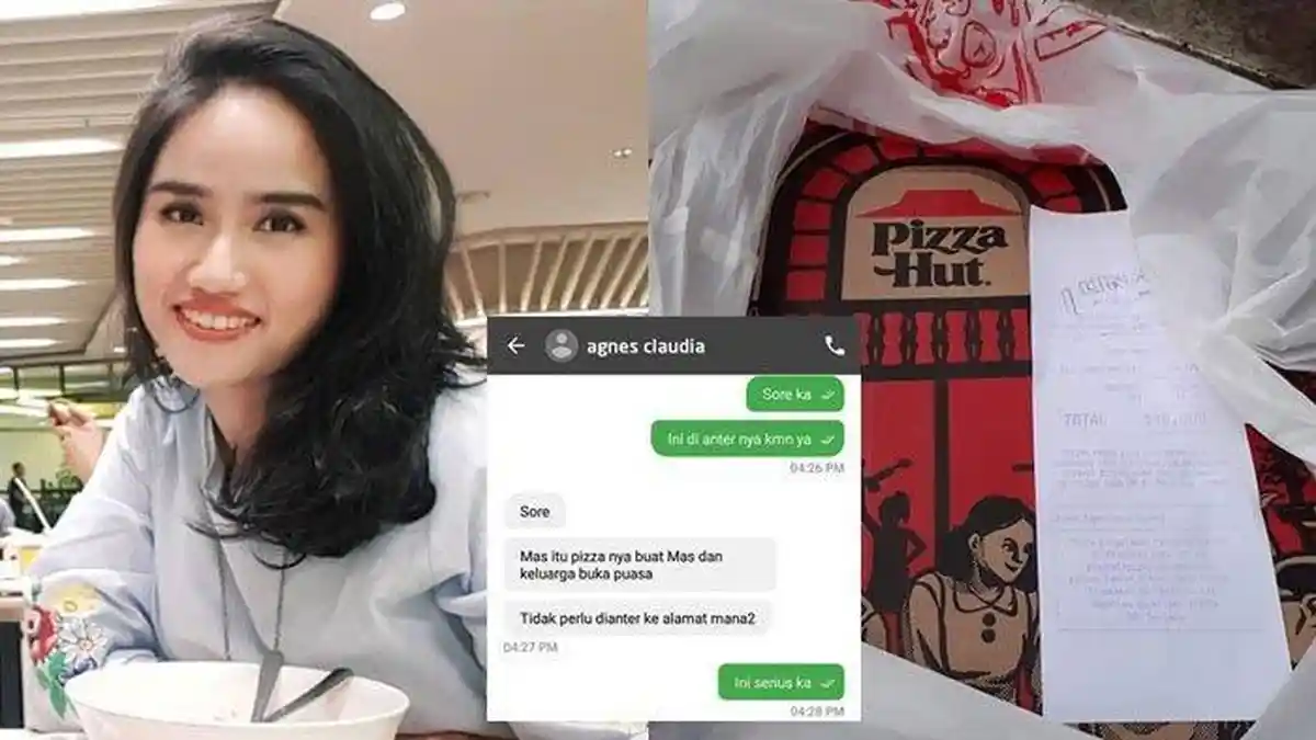 Viral Agnes Claudia, Umat Katolik Order Pizza untuk Buka Puasa Driver Ojol, Sosoknya Tuai Simpati