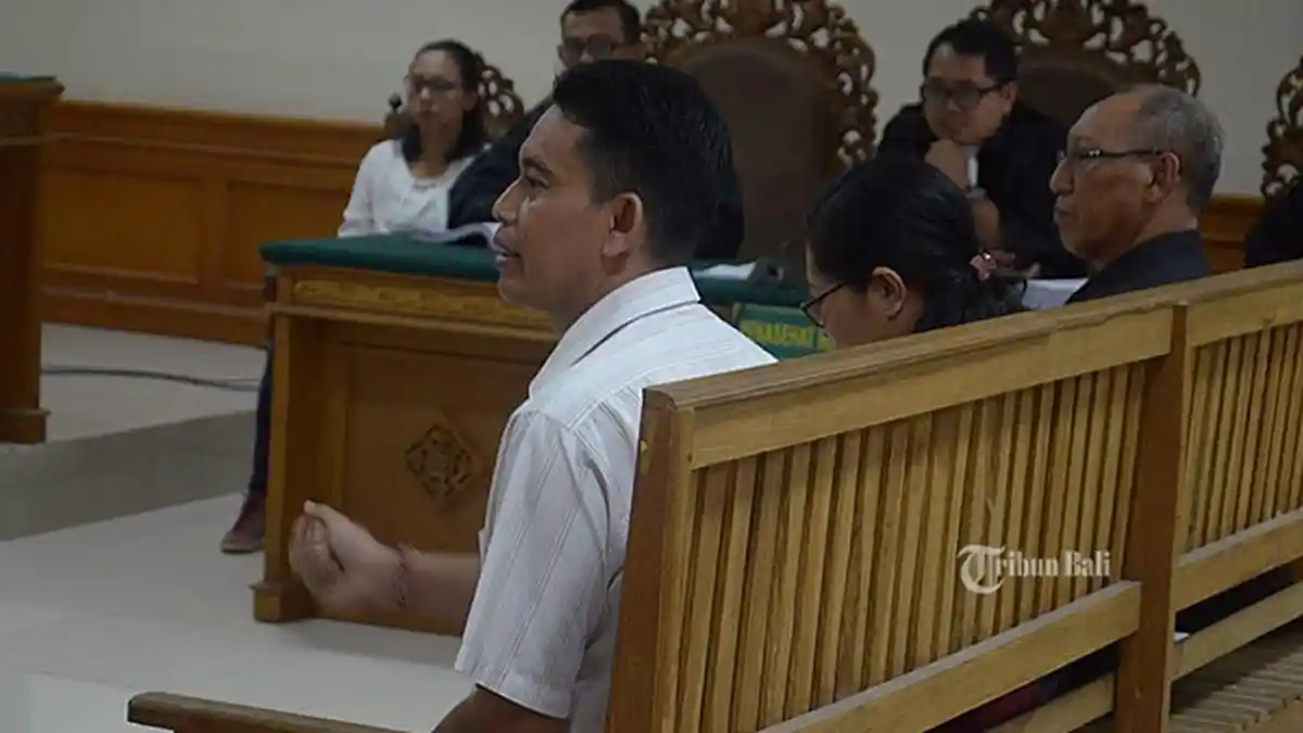 Namiartha Bingung Ada Selisih Silpa, Sidang Dugaan Korupsi APBDes Dauh Puri Klod