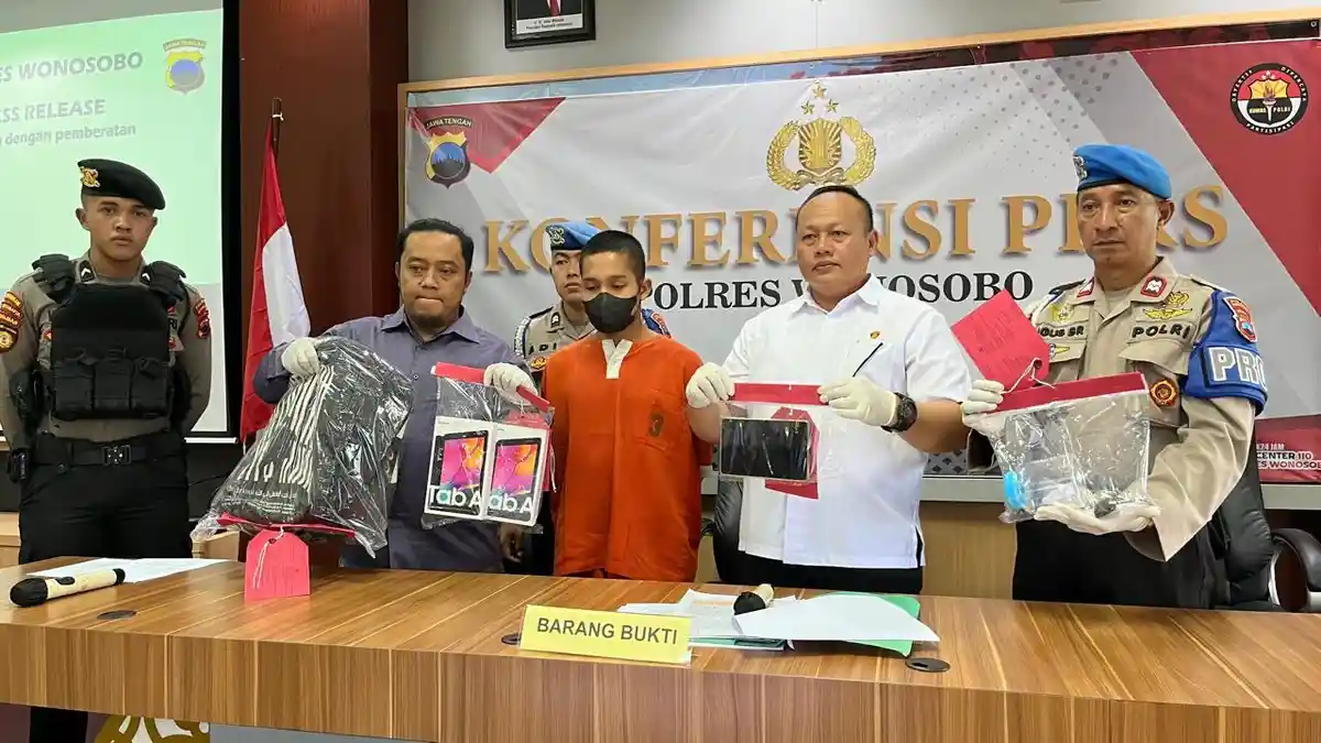 Kumat Lagi, Residivis Kembali Bobol Sekolah di Wonosobo, Aksinya Terekam CCTV