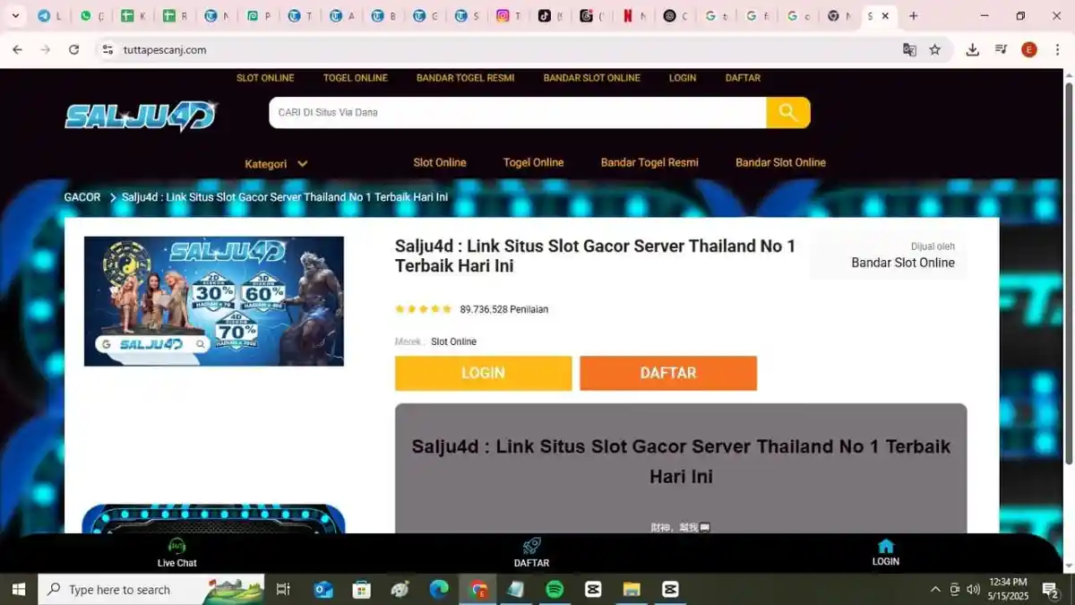 Website Diduga Milik Dinas Kesehatan Kota Cilegon Kena Retas, Jadi Situs Judi Online