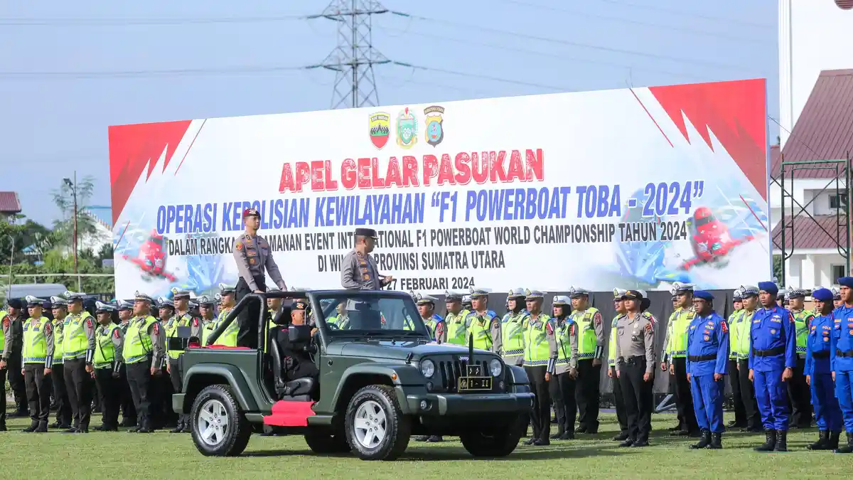 Turunkan 1.170 Personel di F1 Powerboat, Polda-Kodam Terapkan Sistem Pengamanan Level Internasional