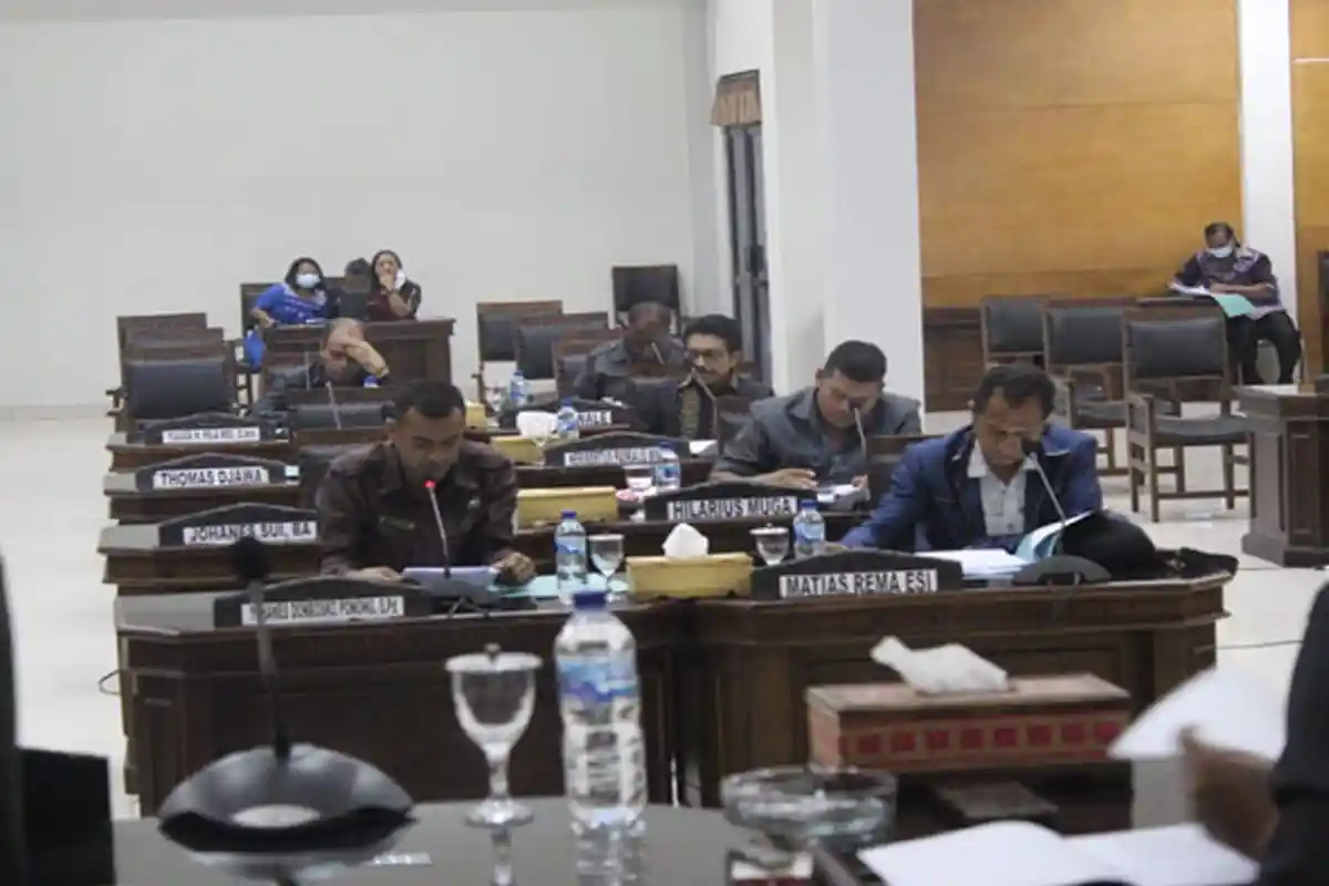 Anggota DPRD Ngada Bosko Ponong Persoalkan Ketidakhadiran Bupati Dalam Forum Paripurna