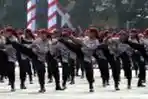 Atraksi Beladiri di HUT Bhayangkara Ke 67