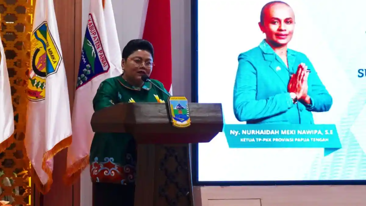 Hari Kedua Rakerda TP-PKK Papua Tengah, Ny. Sujatinah Elvis Tabuni Komitmen Jalankan Program