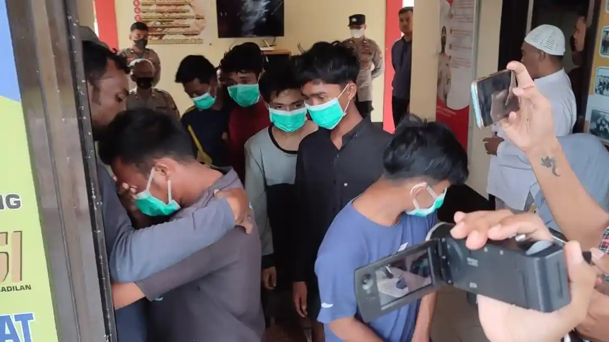 Restorative Justice di Natuna, Tersangka Menangis Minta Maaf Depan Korban Pencurian
