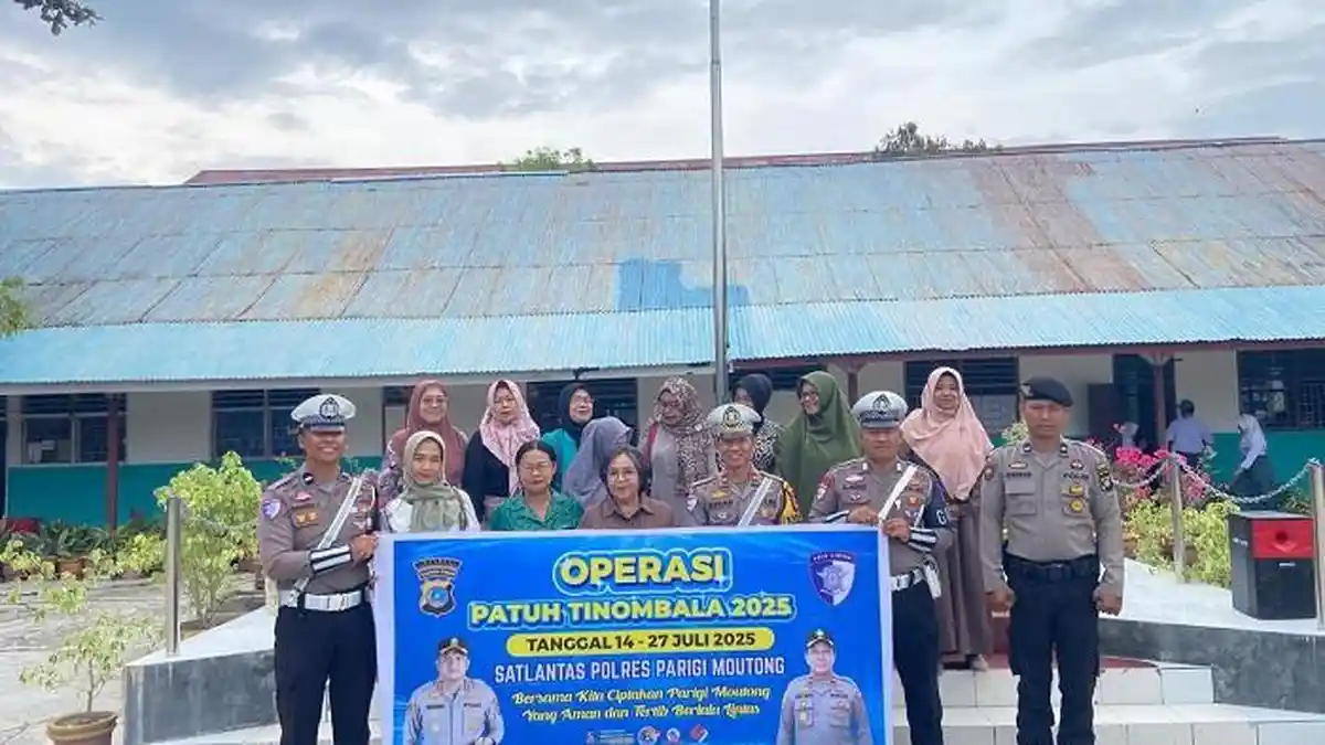 Operasi Patuh 2025, Satlantas Polres Parimo Edukasi Pelajar soal Tertib Berkendara
