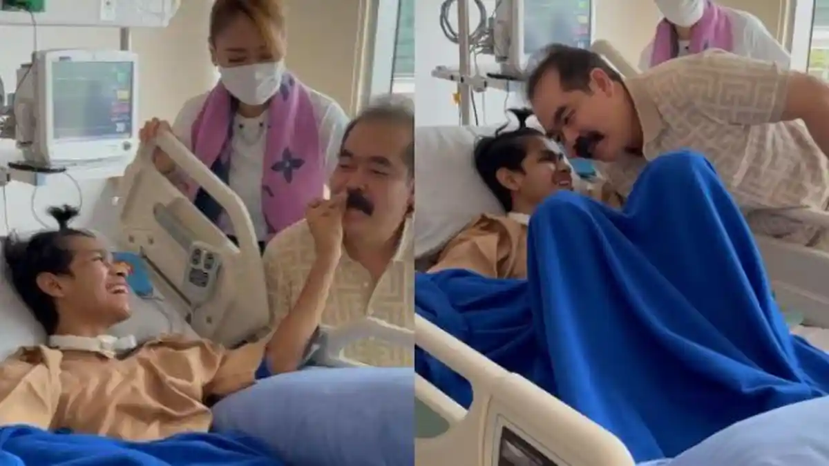 REAKSI Adam Suseno, Kumis Tebalnya Dipegang David Ozora, Suami Inul Daratista Langsung Minta Hal Ini