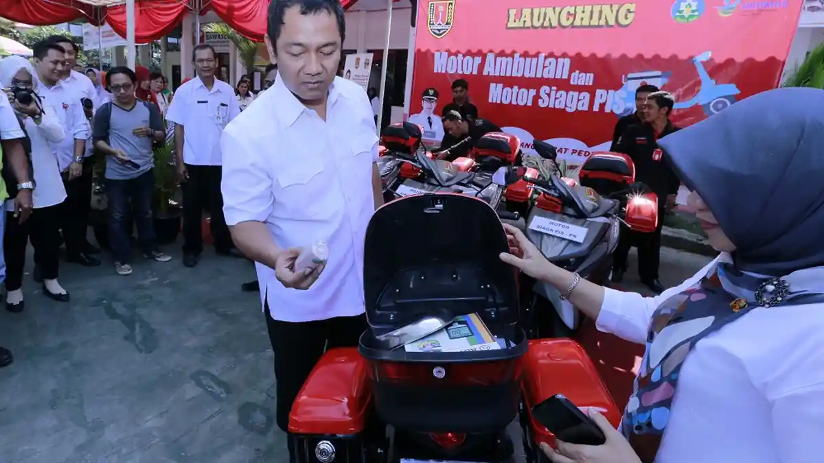 Wali Kota Hendi Perkenalkan Layanan Baru Ambulance Sepeda Motor Gratis