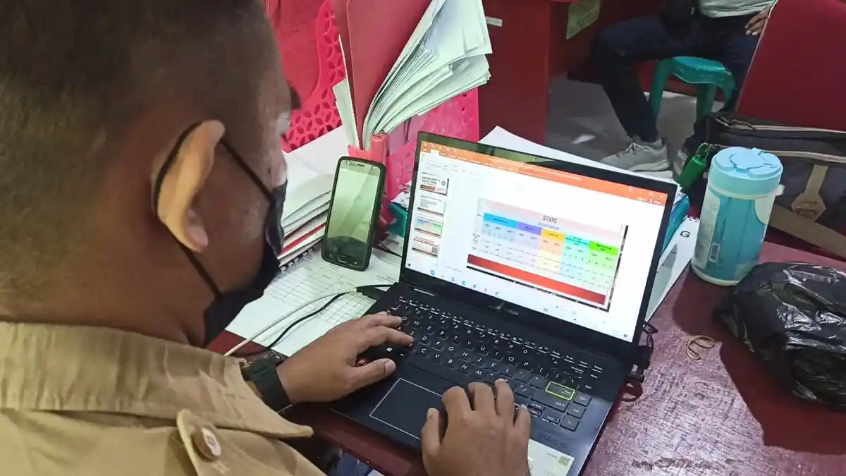 Data Vaksinasi di Sitaro Sulit Diinput Lantaran Gangguan Internet