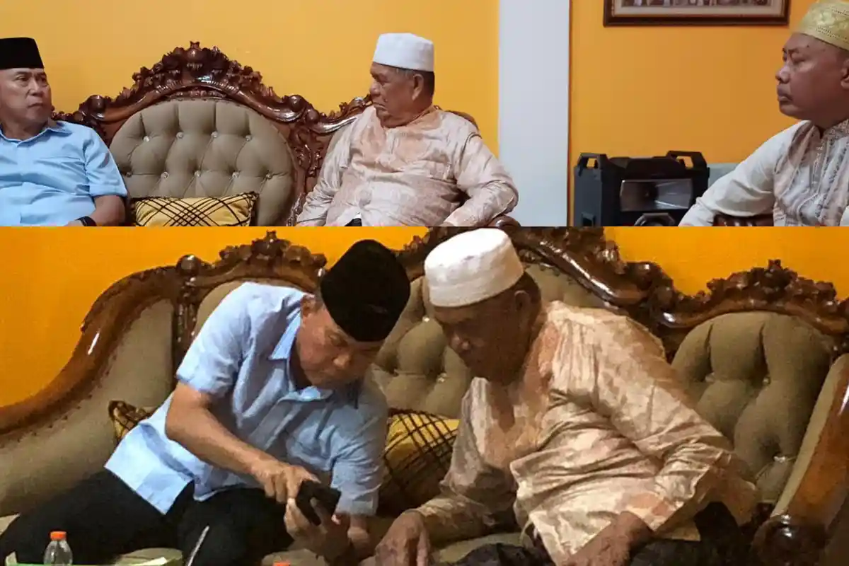 Andi Sumangerukka Bertemu LM Sjafei Kahar Usai Lukman Abunawas Pasca Pemungutan Suara Pilkada Sultra