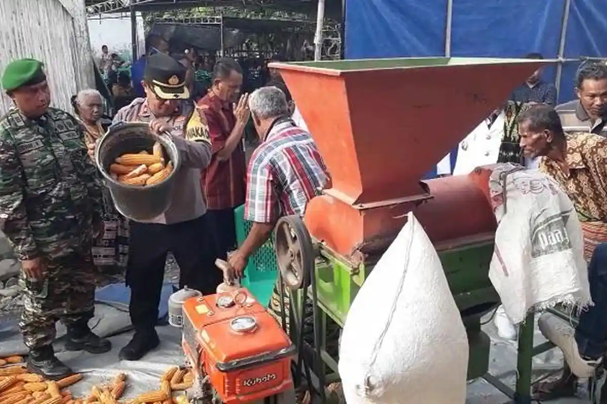 Polres TTS Dukung Upaya Swasembada Pangan di TTS