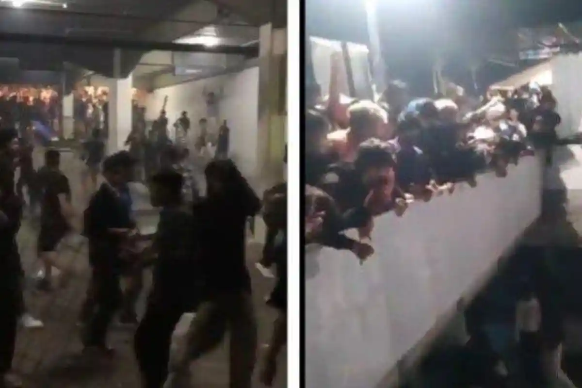 VIRAL Kericuhan Penonton di Lippo Plaza Yogyakarta saat Konser 'Malam Ambyar'