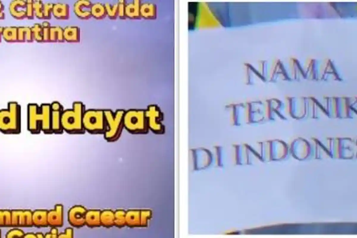 9 Nama Unik yang Tercatat di Dukcapil, Ada Covid Hidayat Hingga Dinas Komunikasi Informatika