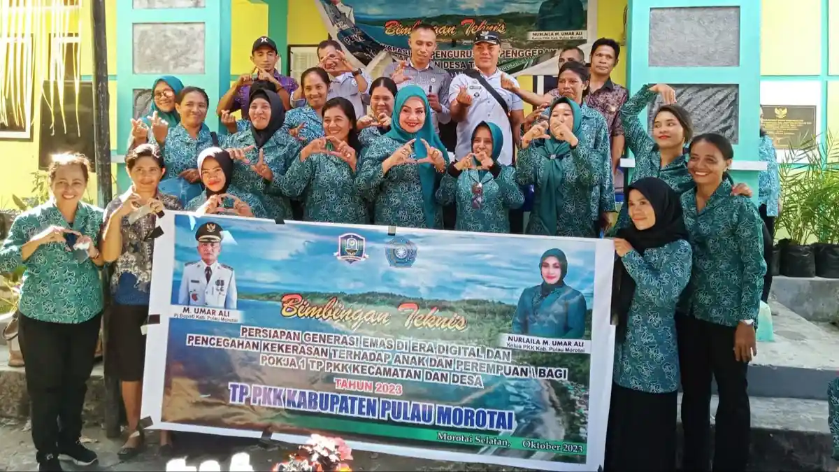 6 Desa di Morotai Jaya Terima Bimtek Peningkatan Kapasitas, Ini Pesan Nurlela Muhammad Umar Ali