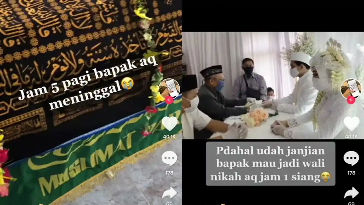 Kisah Pilu Calon Pengantin Wanita, Ayah Meninggal di Hari Akad Nikah