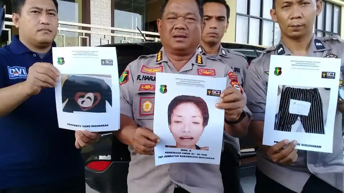 Polda Sulsel Temukan Bercak Cairan di Celana Mayat Wanita Terbungkus Seprai, Sperma?