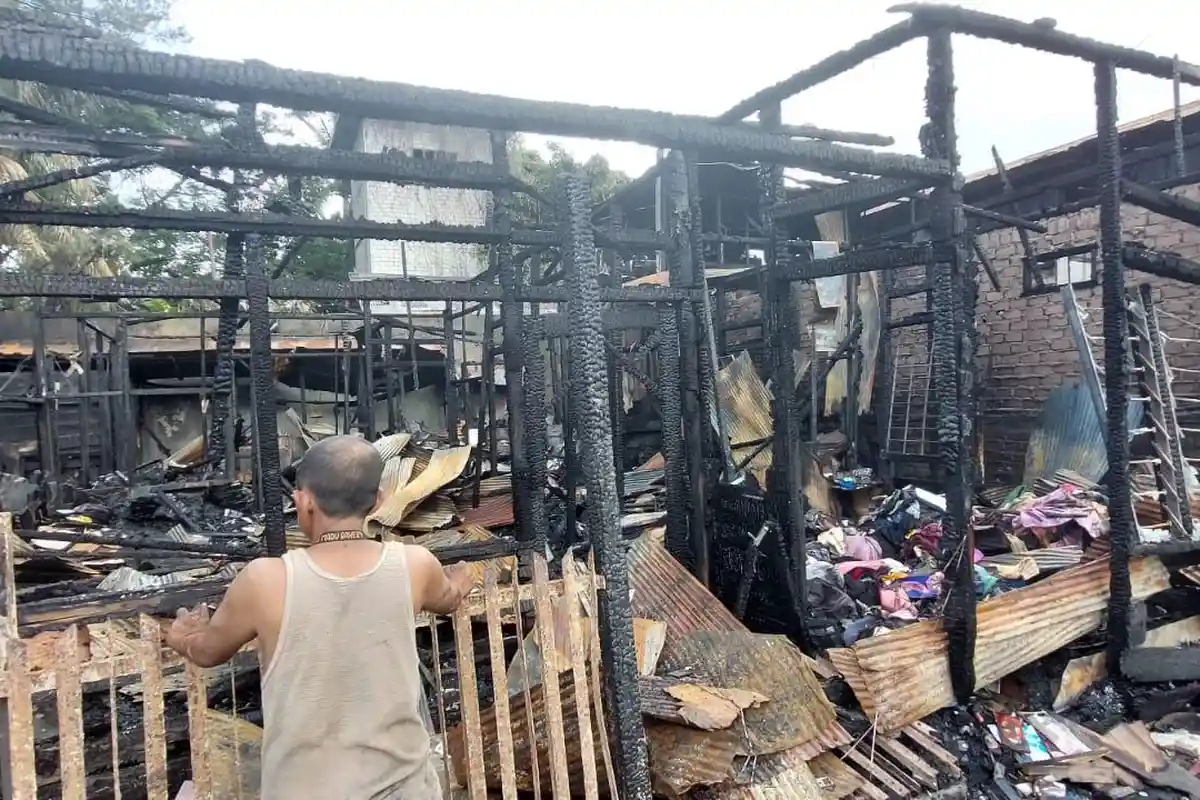 Mantan Karyawan RSUD AWS Diduga Pemicu Kebakaran di Jalan Abul Hasan Samarinda