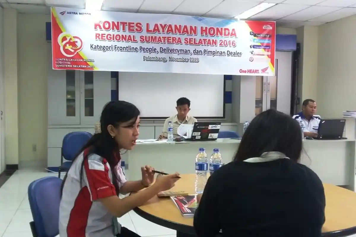 Astra Motor Sumsel Adakan Kontes Layanan Honda