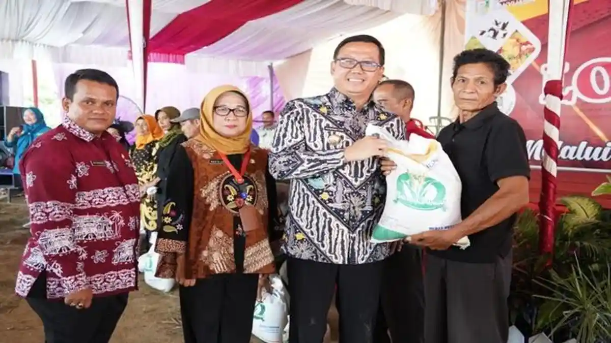 Tekan Angka Rawan Pangan Daerah, Pemkab Banyuasin Launching GMDK