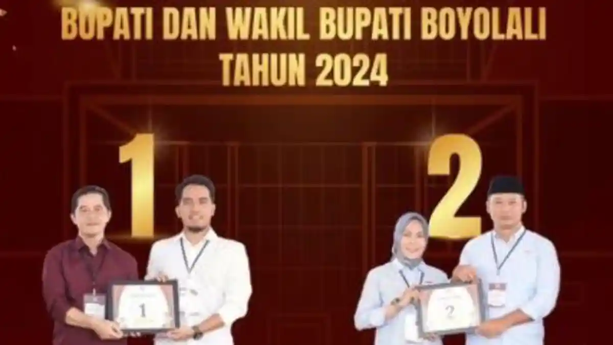 Link Live Streaming Hasil Quick Count Pilbup Boyolali 2024, Marsono-Saiful Vs Agus-Fajar
