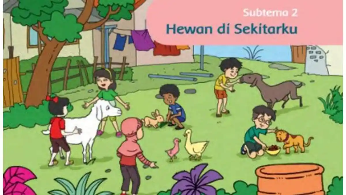 Soal dan Jawaban Tema 7 Kelas 1 Semester 2, Latihan Subtema 2 Hewan di Sekitarku Pilihan Ganda