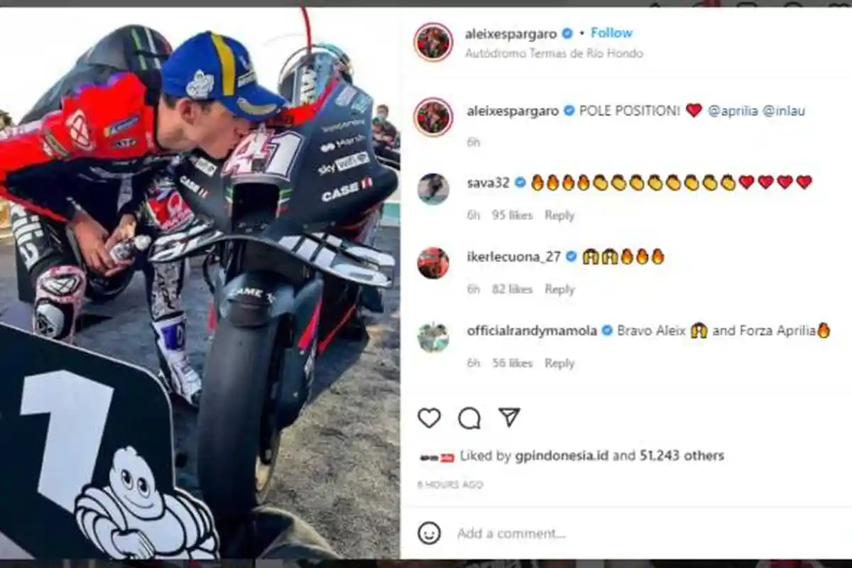 Jadwal MotoGP Argentina 2022 Live Trans7: Aleix Espargaro Pole Position, Marc Marquez Absen