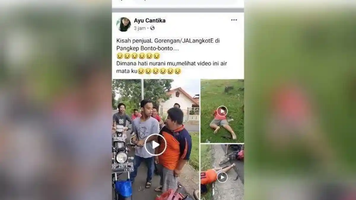 Kondisi Terkini Bocah Penjual Gorengan yang Dibully Anak-anak Muda hingga Terjungkal