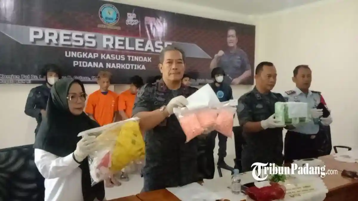 Kronologi Pengungkapan Kasus 2 Kg Sabu dan 6 Ribu Pil Ekstasi yang Dikendalikan Napi di Padang