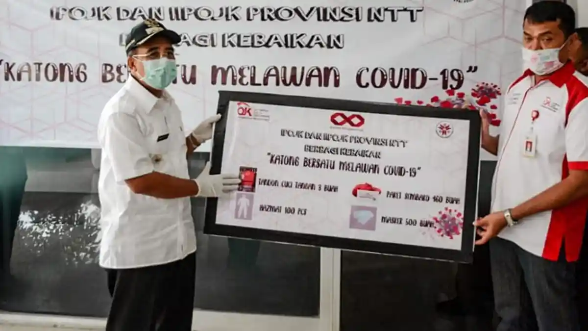 Pemkot Kupang Terima Bantuan OJK NTT Senilai 100 Juta