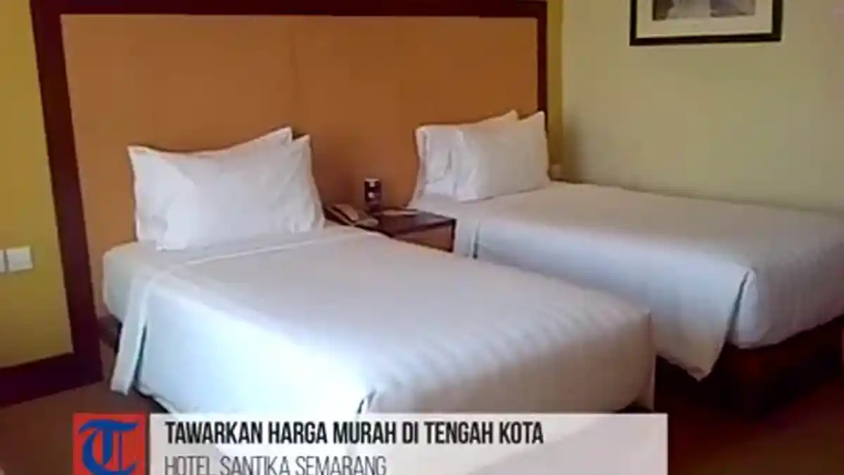 Kamar Deluxe Hotel Santika Premiere Semarang Dibanderol Hanya Rp 750 Ribu per Malam