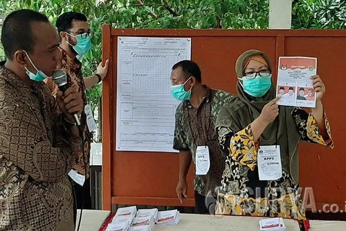 UPDATE Hasil Pilkada Gresik 2020: Sama Kuat di TPS Kandang, Qosim-Alif Unggul Menurut Lembaga Survei
