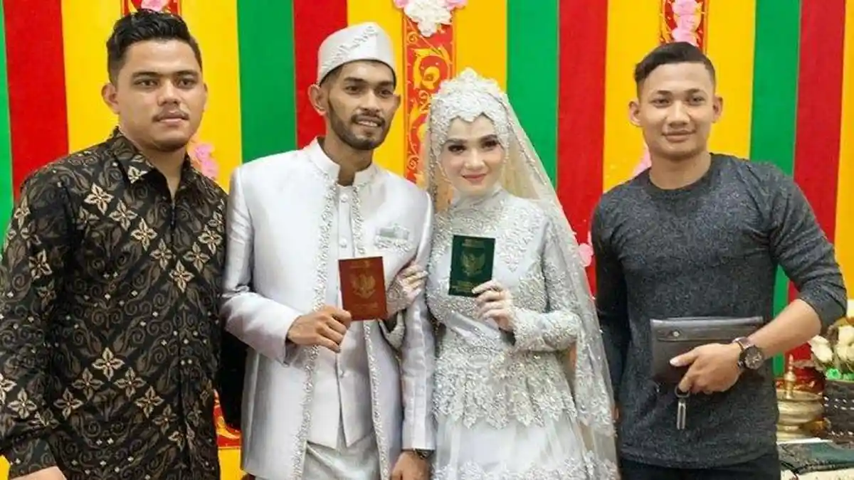 Martunis Anak Angkat Cristiano Ronaldo,Langsungkan Pernikahan dengan Sri Wahyuni
