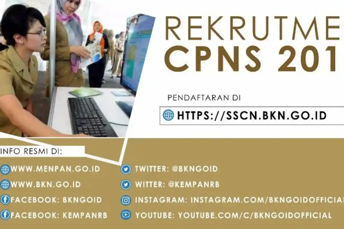 Link sscn.bkn.go.id Tak Bisa Dibuka, Inilah Tata Cara Pendaftaran CPNS 2018, Jangan Khawatir