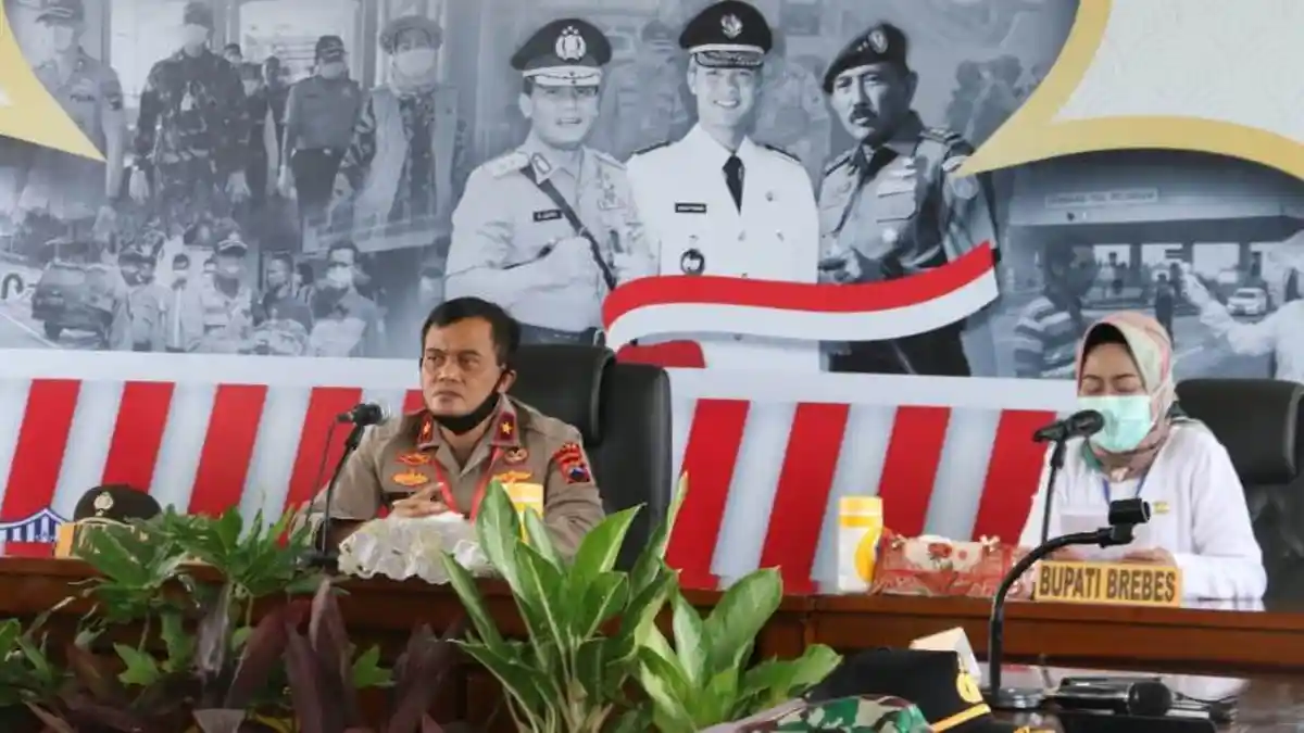 Kapolda Jateng Perintahkan Perketat Pos Pantau di Perbatasan Brebes Jelang Tradisi Mudik