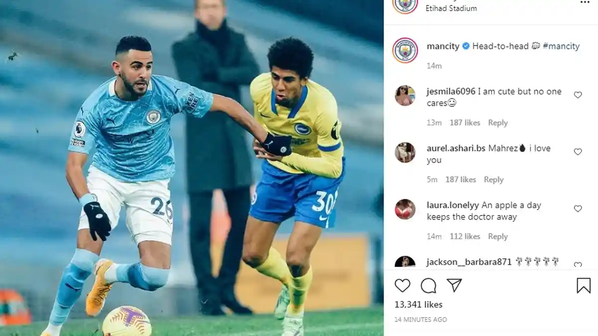 Phil Foden Pecah Kebuntuan, Manchester City vs Brighton 1-0 di Babak Pertama
