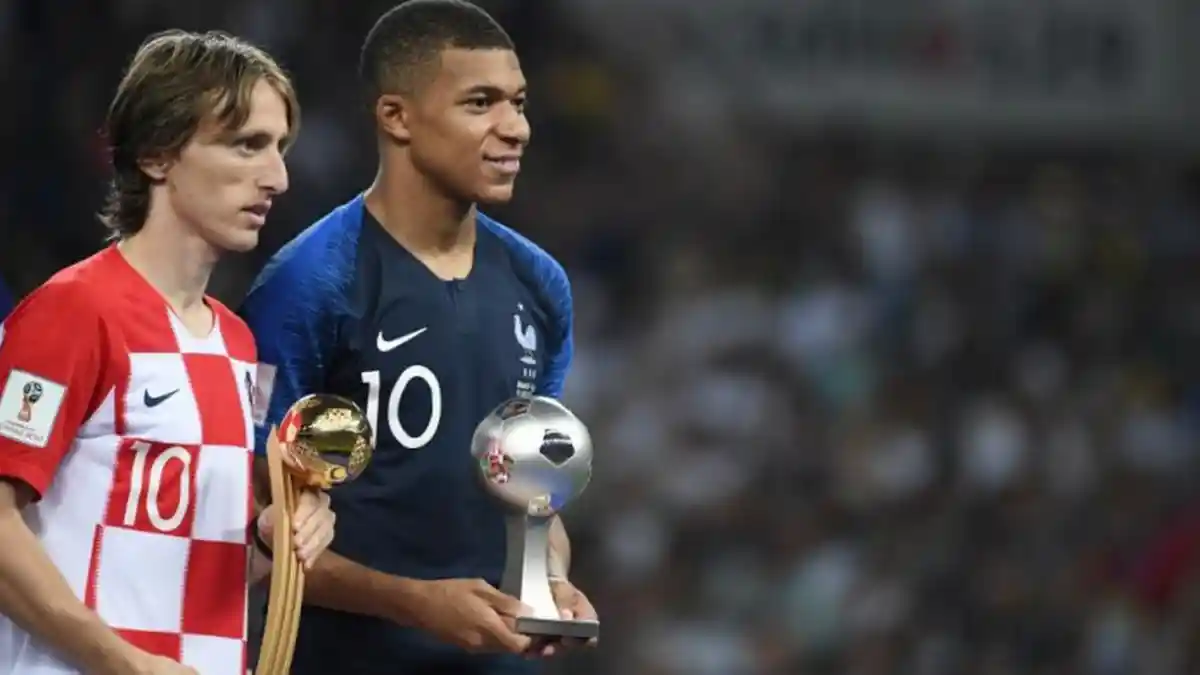 Distribusi Gelar dan Hadiah Piala Dunia 2018, Panggung Luka Modric dan Kylian Mbappe