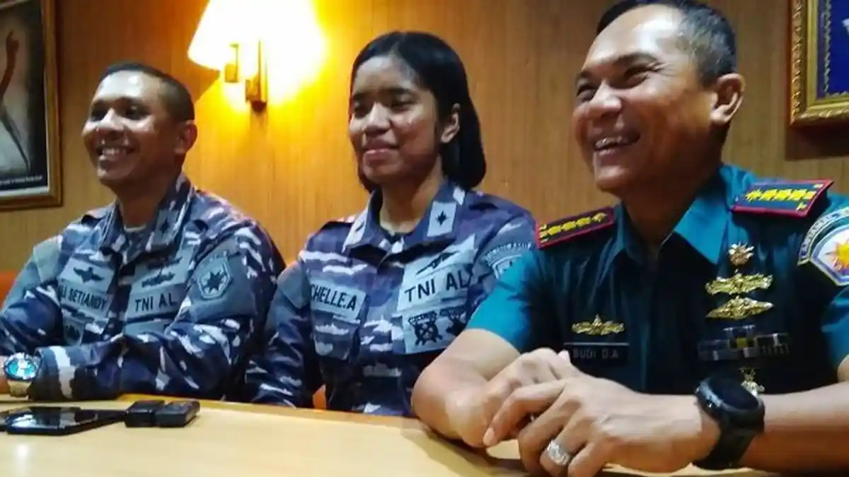 Inilah Letda Laut Michelle Anggreani, Taruni Pertama Asal Papua yang Bertugas di KRI Banda Aceh