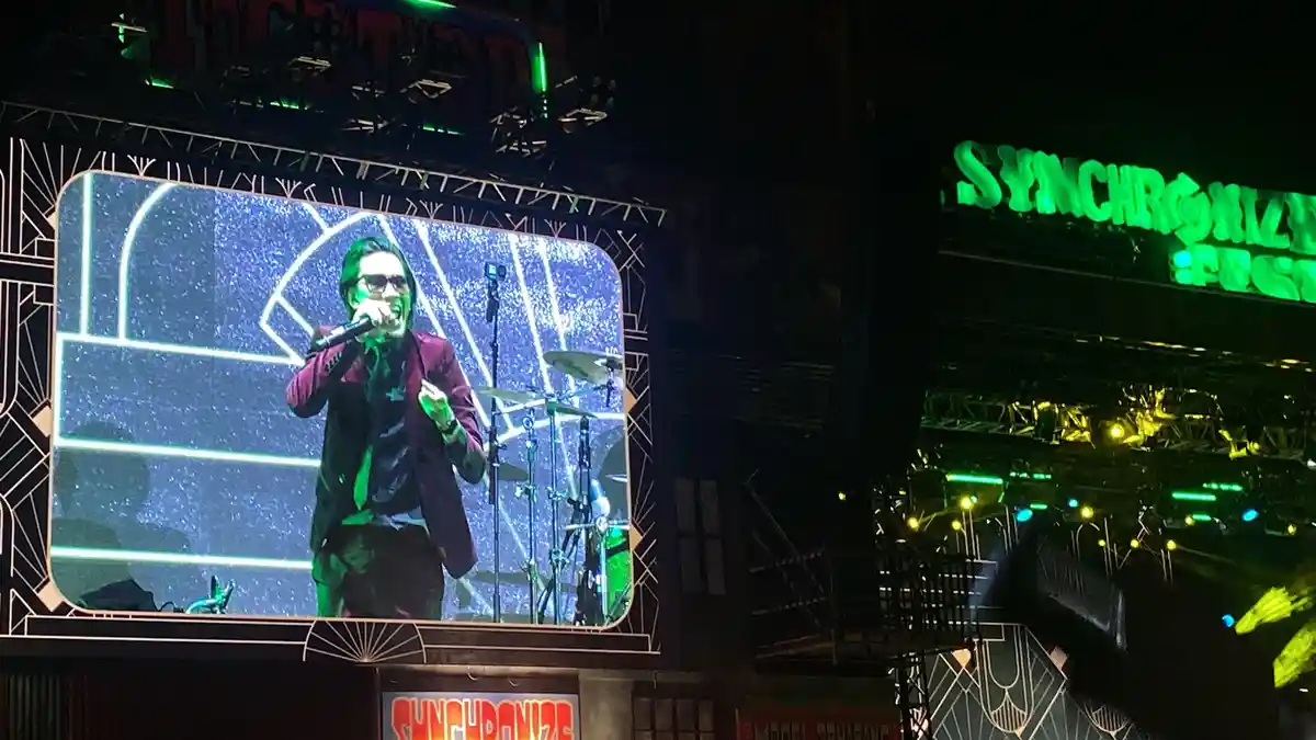 Tria Terharu Bisa Comeback Bareng The Changcuters di Synchronize Fest 2024