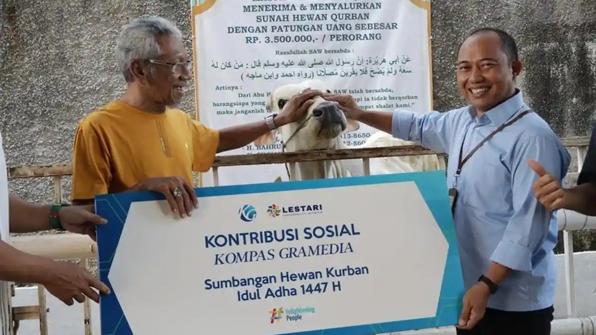 Kompas Gramedia Perkuat Semangat Berbagi Dalam Momen Idul Adha 2026